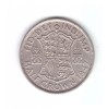 Moneda Anglia 1/2 / half crown 1947, stare buna, curata, Europa, Cupru-Nichel