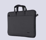 GEANTA TRUST, pt. notebook de max 16 inch, 1 compartiment, buzunar frontal, 410 x 290 x 40 mm, poliester, negru, &quot;TR-24447&quot;