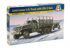 1:35 LEND LEASE U.S.TRUCK with ZIS-3 gun 1:35 foto