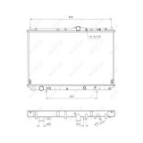 Radiator racire motor Nrf 509517