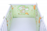 Set 2 aparatoare laterale patut Sleepy Teddy Bear Green 007, Nichiduta