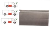 Segment reparatie usa Mercedes Sprinter (W901-905), 1995-2006, Vw Lt 1996-2005, parte montare usa culisanta dreapta, metal, lungime 1185 mm, inaltime