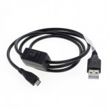 Cablu de &icirc;ncărcare Micro-USB 2.5A cu comutator integrat 1M