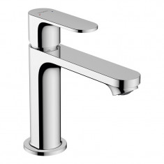 Baterie de lavoar, Hansgrohe, Rebris S 110, cu ventil, crom