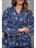 Camasa Dama Denim Guler Mao Broderie Napoli FashionLand Bumbac Poliester Marime Unica S-M-L Fabricata in Italia
