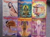 Lot 6 reviste de yoga, Yoga Magazin, anii 2000-2001, stare foarte buna