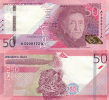 PERU █ bancnota █ 50 Soles █ 2019 █ P-198 █ UNC █ necirculata