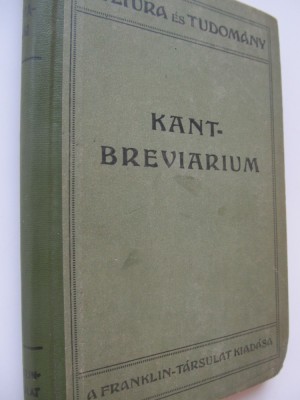 Kant breviarium , 1917 - osszeallitotta Gross Felix foto