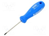 Şurubelniţă plată UNIOR 2x0,4mm, lamă 60mm, m&acirc;ner ergonomic