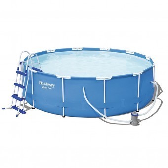 Piscina Bestway&amp;reg; 56418, dimensiune 3.66x1.00 m, pompa, filtru, scara incluse foto