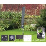 Husă protecţie umbrelă grădină, Deluxe, &Oslash;200-410 cm