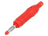 Mufă Banană 4mm Roșie 32A 60VDC
