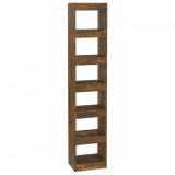 Cumpara ieftin Biblioteca/Separator camera, stejar fumuriu, 40x30x198 cm