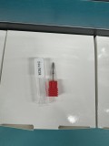 Duză pentru cuticule de diamant, flacără rotunjită, br&acirc;u roșu 244 / 025R