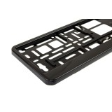 Suport numar inmatriculare negru lucios