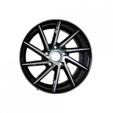 Set 4 Jante Aliaj PDW R16 5x112 ET30 7J Negru Lucios Polish