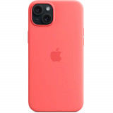 Cumpara ieftin Husa de protectie Apple Silicone Case with MagSafe pentru iPhone 15 Plus, Guava