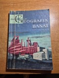 geografia regiunii banat - manual pentru clasa a 3-a - din anul 1963