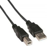 CABLU USB SPACER pt. imprimanta, USB 2.0 (T) la USB 2.0 Type-B (T), 1.8m, black, 45505977 &quot;SPC-USB-AMBM-6&quot; 261904 (timbru verde 0.08 lei)
