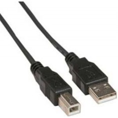 CABLU USB SPACER pt. imprimanta, USB 2.0 (T) la USB 2.0 Type-B (T), 1.8m, black, 45505977 &quot;SPC-USB-AMBM-6&quot; 261904 (timbru verde 0.08 lei)