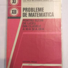 L. Pirsan C. Ionescu-Tiu - Probleme de matematica pentru clasele XI-XII