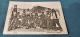 Carte postala SATRA DE TIGANI , TIGANII , Saraga &amp; Schwartz , anii 1910 - 1912