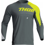 Tricou motocross/enduro Thor Sector Edge, culoare gri/verde, marime M Cod Produs: MX_NEW 29107140PE