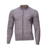 Pulover bărbați lila cu buzunare PL019, 46, 48, 50, 52