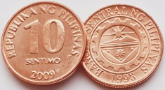 1590 Filipine 10 sentimo 2009 km 270 UNC