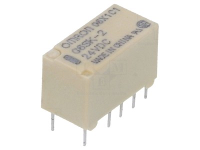 Releu Electromagnetic DPDT 24VDC 2A foto