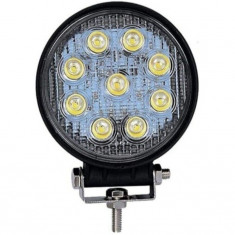 Proiector LED Auto Offroad 27W/12V-24V, Rotund, Slim - KWS27W