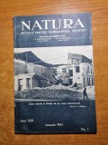 natura ianuarie 1941-anul nou,cauciucul sintetic,se ne conoastem tara simionescu