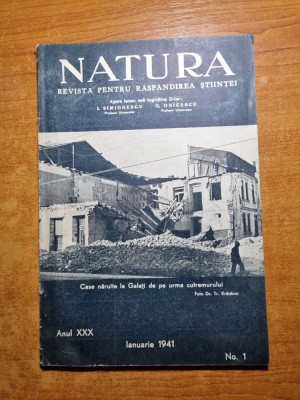 natura ianuarie 1941-anul nou,cauciucul sintetic,se ne conoastem tara simionescu foto