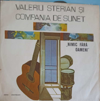 Disc vinil, LP. NIMIC FARA OAMENI-VALERIU STERIAN SI COMPANIA DE SUNET foto