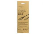 Cablu DisplayPort 1.2 1m Negru Aluminiu
