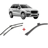 Cumpara ieftin Set 3 stergatoare VOLVO XC90 II (256) din 2014 - 2022, pentru parbriz si luneta fata si spate auto, Bosch Aerotwin, din cauciuc siliconat rezistent, V