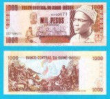 Guineea Bissau (p#13) 1000 Pesos 1993 UNC 'Apoteose ao triunfo' serie: DD7896xx; (ROG CITITI DETALIILE!)