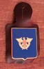 QW8 17 - Insigna - tematica militara - vultur pe laur - suport de piele, Europa