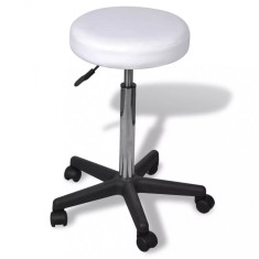 Scaun De Birou Alb 240470 foto
