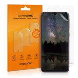 Set 3 Folii de protectie pentru Samsung Galaxy A40, kwmobile, Fata, Transparenta, 48665.1