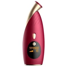 Epilator Laser Andowl Q-D26, Rosu, &Icirc;ndepartare Par Eficienta si Permanenta, Niveluri Ajustabile de Intensitate