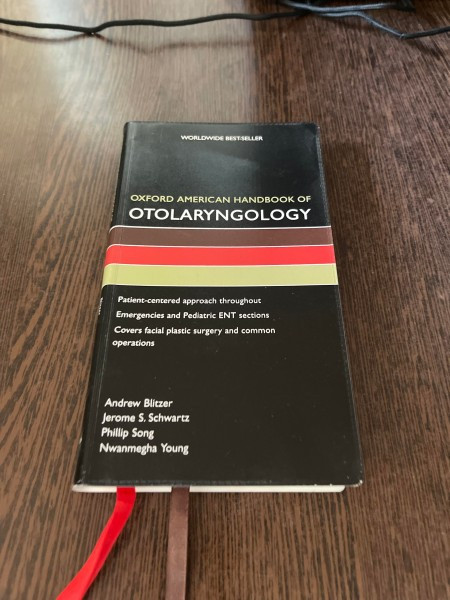 Oxford american handbook of otolaryngology