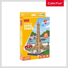 Cubic Fun - Puzzle 3D turnul Eiffel 31 piese