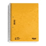 CaietSkag Style B5 90 file cu spira si 3 diviziuni dictando