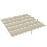 Outsunny Prelată pentru Pergolă cu 10 Orificii de Drenaj, Material Poliester UV30+, Doar Acoperire, 288x298 cm, pentru Pergolă Grădină 3x3m, Bej | Aos