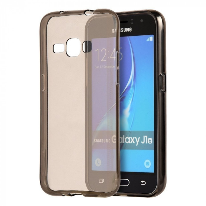 Husa SAMSUNG Galaxy J1 2016 - Luxury Slim Case TSS, Fumuriu