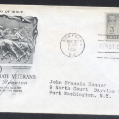 United States 1951 Veterans meeting FDC K.509