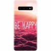 Husa silicon pentru Samsung Galaxy S10 Plus, Be Happy Puffy Clouds
