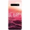 Husa silicon pentru Samsung Galaxy S10 Plus, Be Happy Puffy Clouds