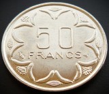 Moneda exotica 50 FRANCI CFA - AFRICA CENTRALA (GABON), anul 1998 * 4637= UNC + LUCIU